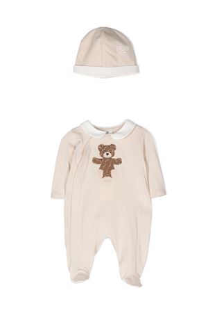 Set tutina con stampa orsetto FENDI KIDS | BUK102ST8F19J5